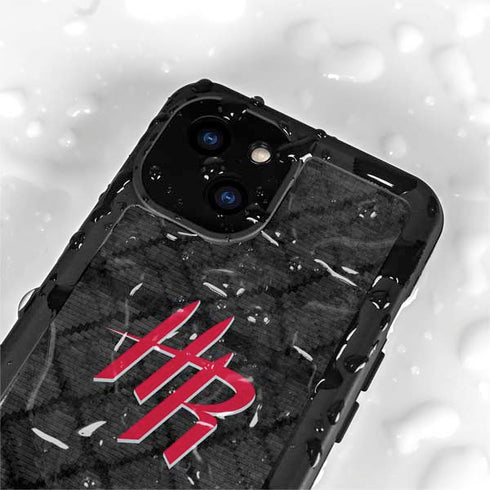 NBA Houston Rockets Dark Rust iPhone 15 Plus Waterproof Case